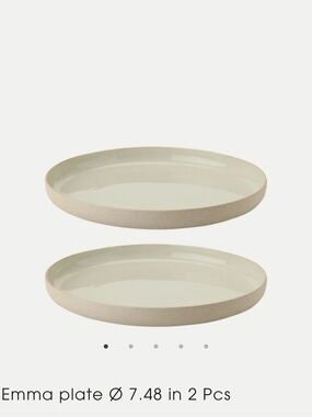 Stelton Emma Stoneware Lunch Plates (2) in Gray